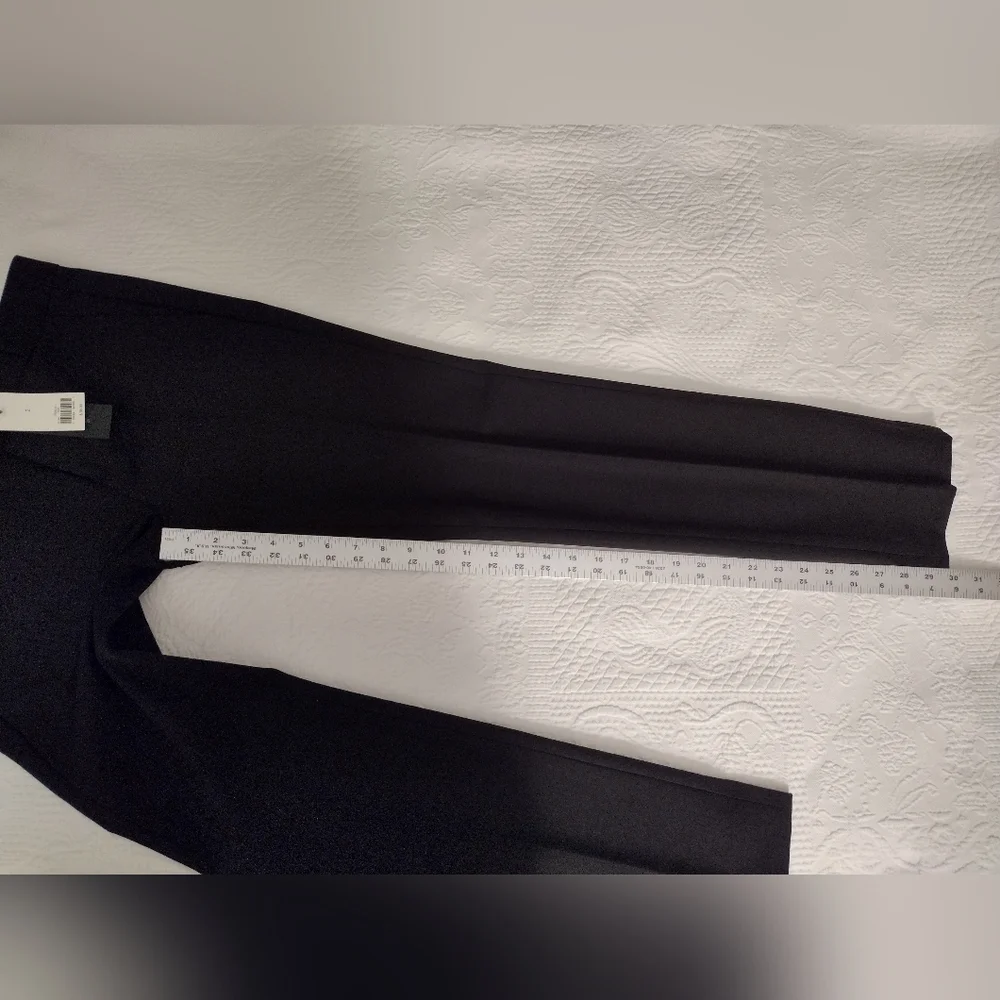 Banana Republic Black Ryan Dress Pants Classic Straight-Leg - Size 2 - NWT - Picture 7 of 11